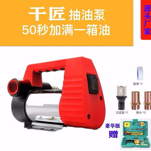 高效便捷的電動(dòng)抽油泵 12V/24V/220V多電壓選擇，滿足多樣化需求